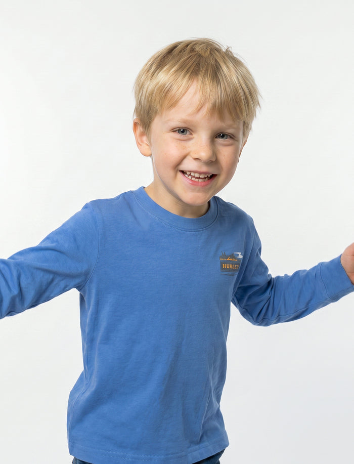 T-shirt imprimé à manches longues pour petit garçon