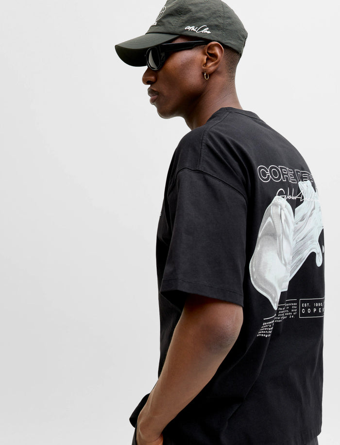 T-shirt imprimé au dos pour homme
