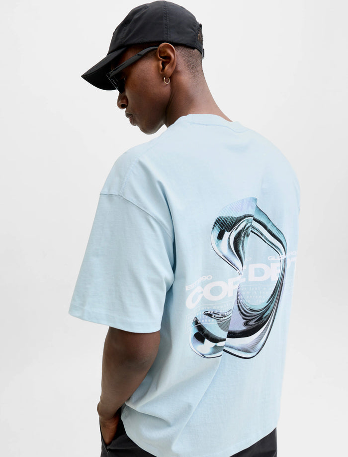 T-shirt imprimé au dos pour homme