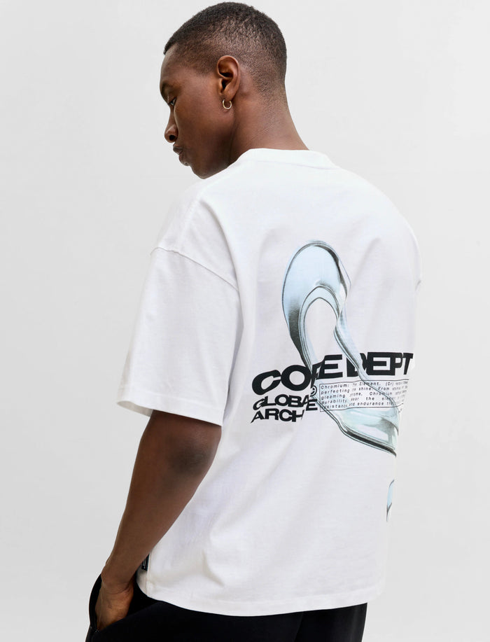T-shirt imprimé au dos pour homme