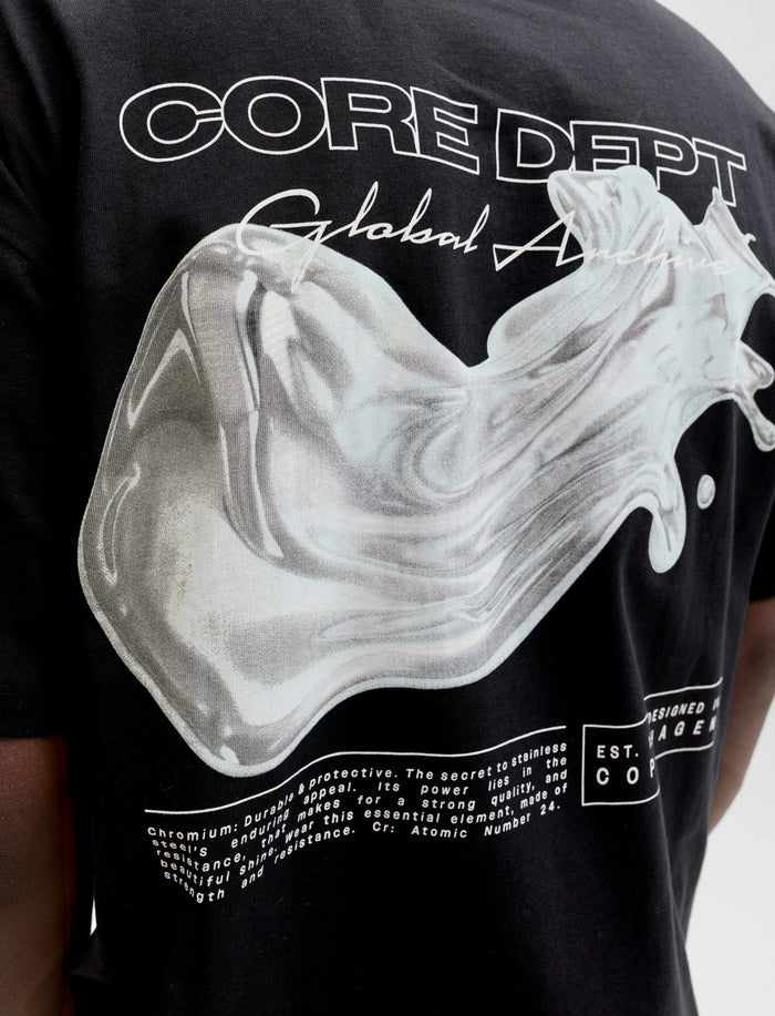 T-shirt imprimé au dos pour homme