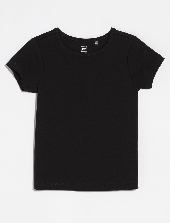 T-shirt uni en coton bio