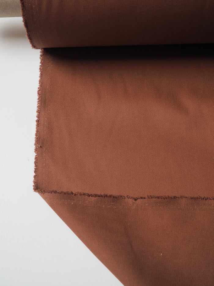 Terracotta Cotton/Poly Twill