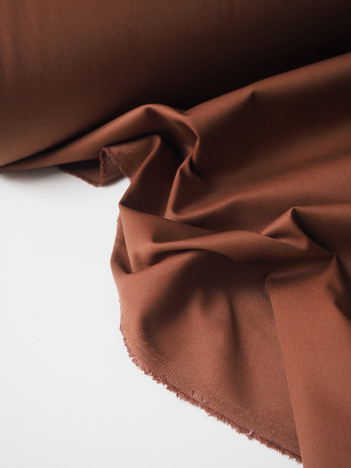 Terracotta Cotton/Poly Twill