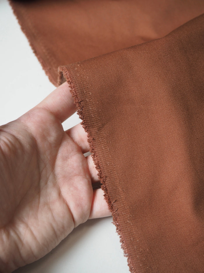 Terracotta Cotton/Poly Twill
