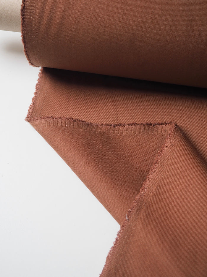 Terracotta Cotton/Poly Twill