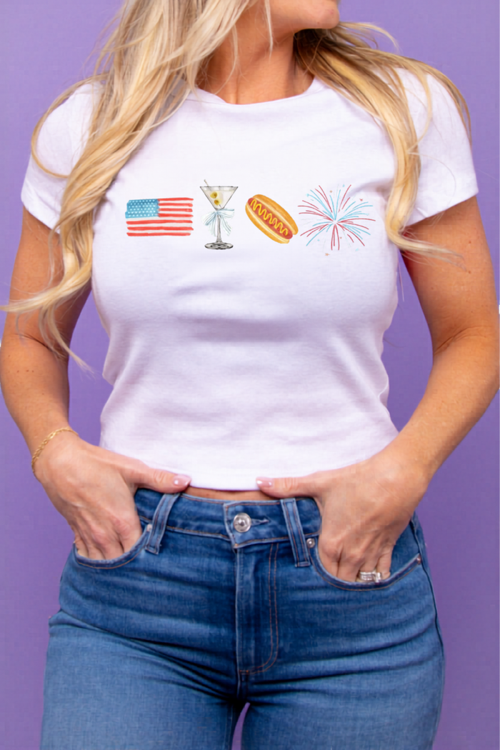 The Perfect Summer Baby Tee (SMALL) - FINAL SALE