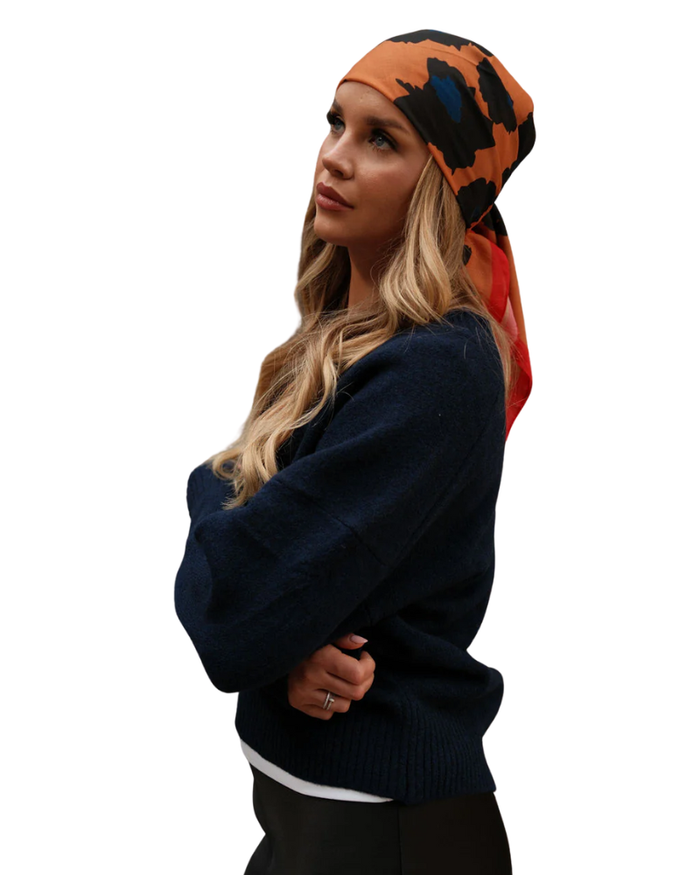 Tie Ur Knot Out Of Line Square Scarf Myselflingerie.com