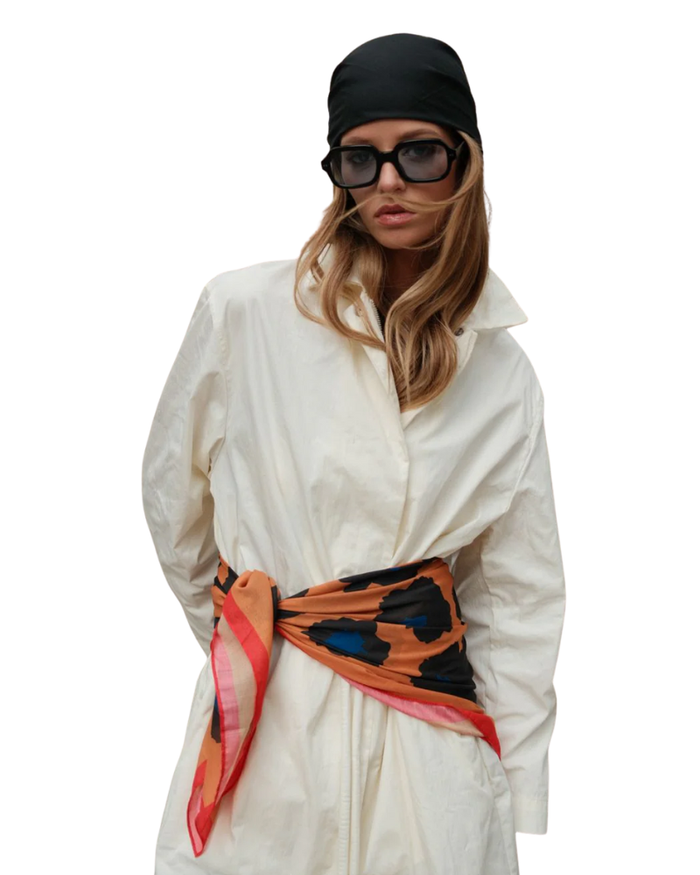 Tie Ur Knot Out Of Line Square Scarf Myselflingerie.com