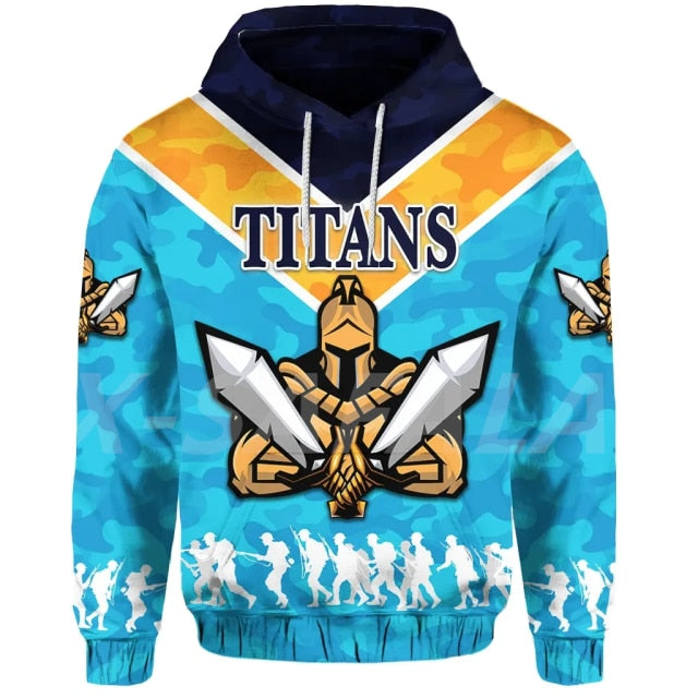 Titans/Suns 3D Assorted Printed Hoodies - 5XL-7XL