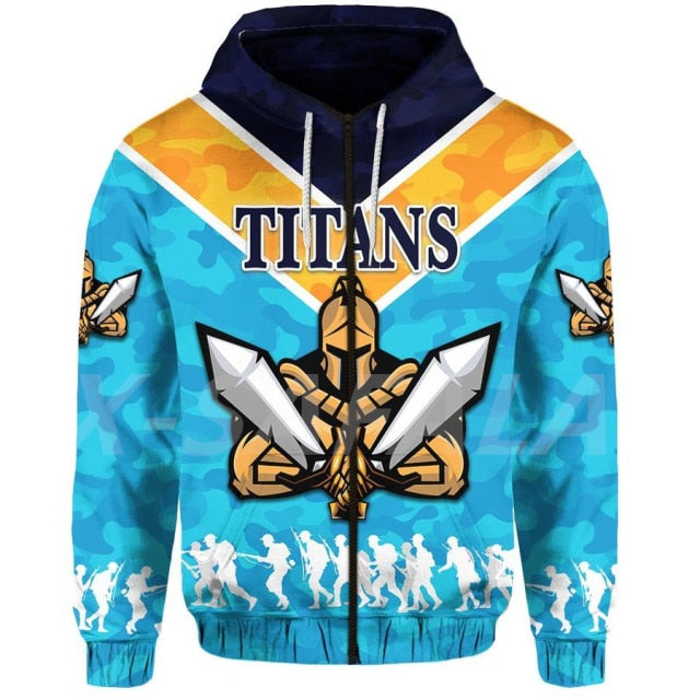Titans/Suns 3D Assorted Printed Hoodies - XS-L