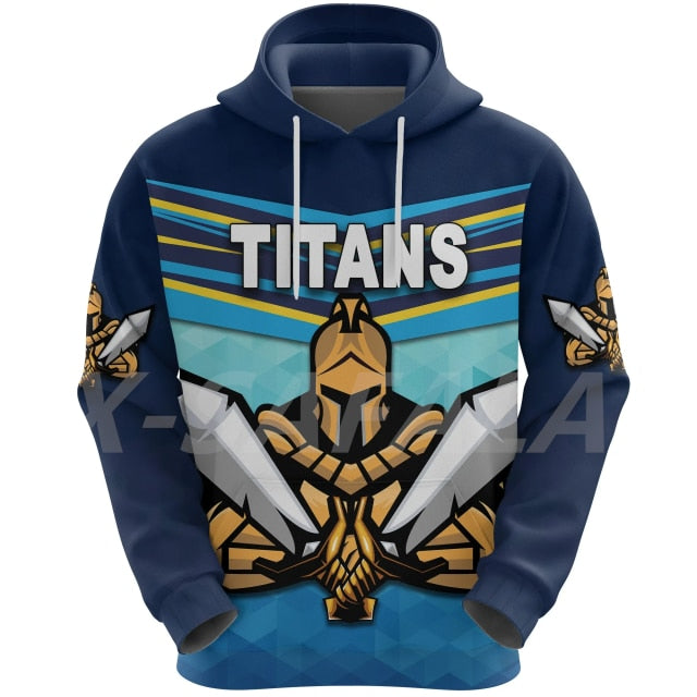 Titans/Suns 3D Assorted Printed Hoodies - XS-L