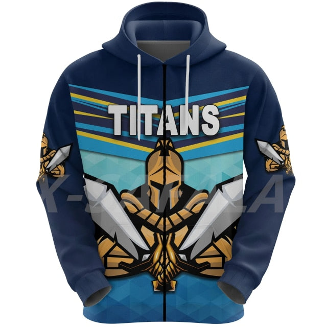 Titans/Suns 3D Assorted Printed Hoodies - XS-L