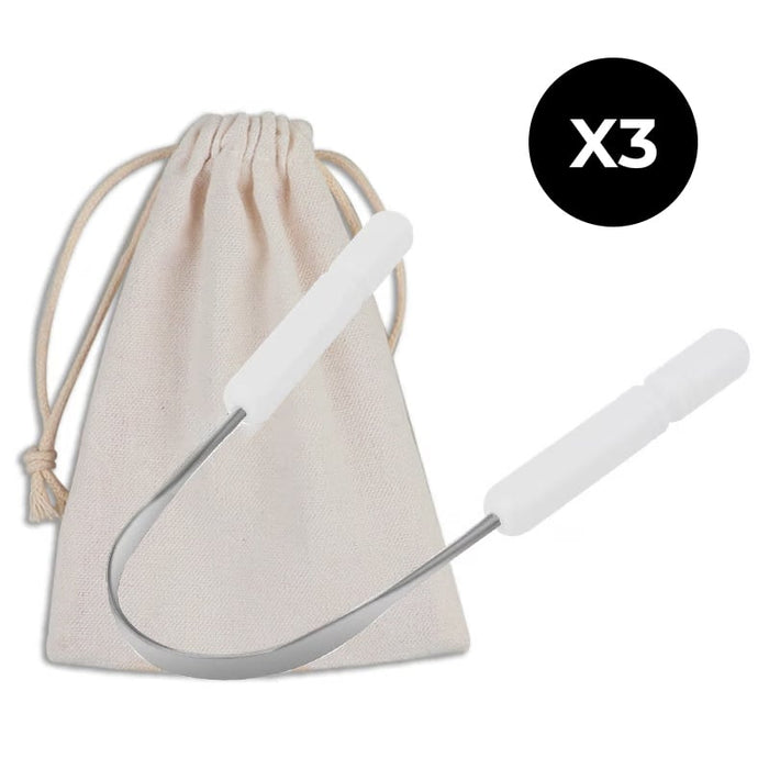 3 × Tongue Scraper for Adults & Kids