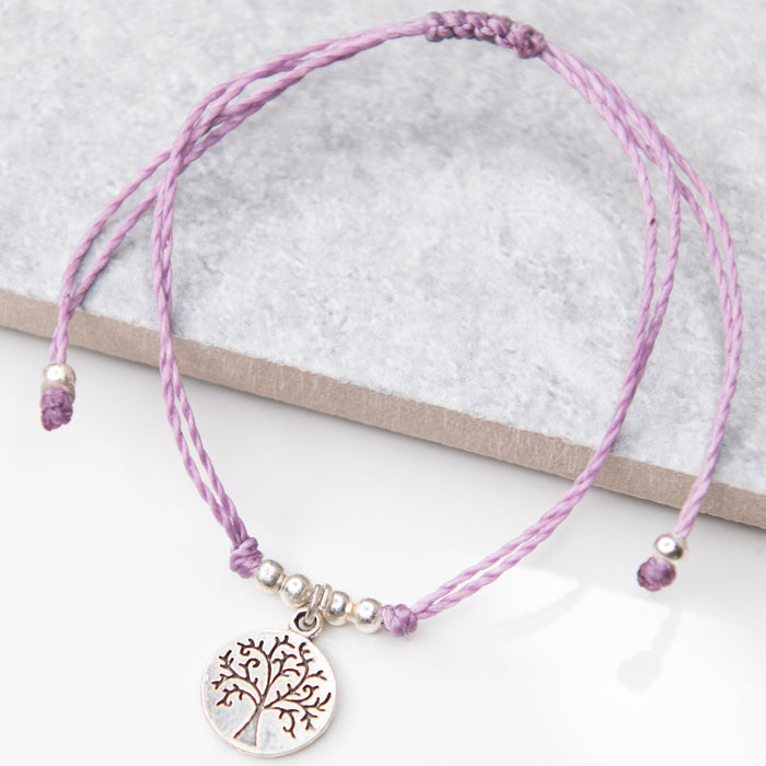 Tree of Life String Charm Bracelet