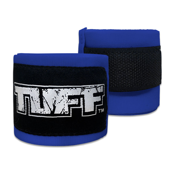 TUFF Hand Wraps Elastic Cotton Blue