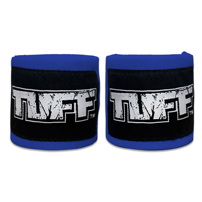 TUFF Hand Wraps Elastic Cotton Blue