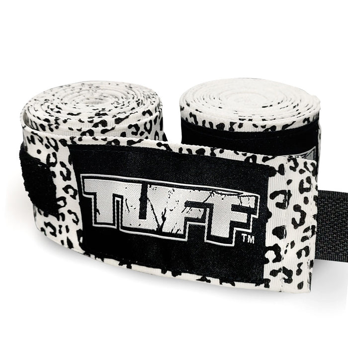 TUFF Hand Wraps Nylon Tiger White