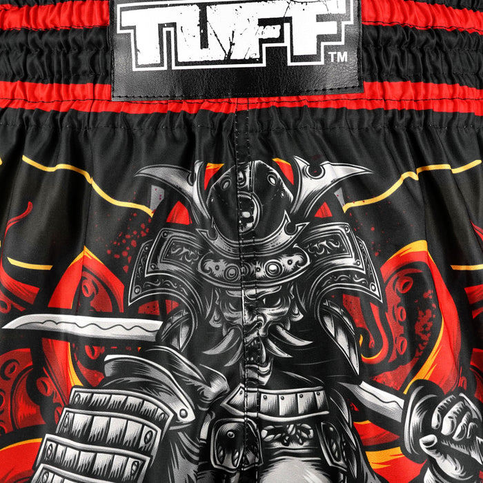 TUFF Muay Thai Shorts Boxing Trunks Retro Style (TUF-RMS101-BRN)
