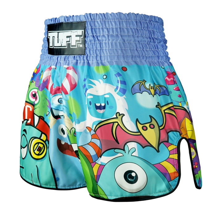 TUFF Muay Thai Shorts Boxing Trunks Retro Style (TUF-RMS104-MTC)