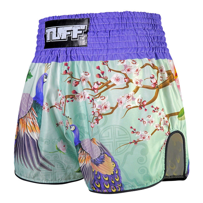 TUFF Muay Thai Shorts Boxing Trunks Retro Style (TUF-RMS112-MTC)