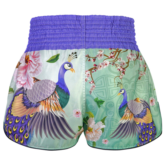 TUFF Muay Thai Shorts Boxing Trunks Retro Style (TUF-RMS112-MTC)