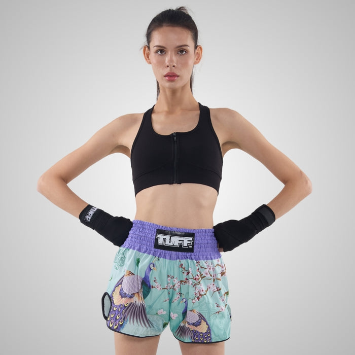 TUFF Muay Thai Shorts Boxing Trunks Retro Style (TUF-RMS112-MTC)