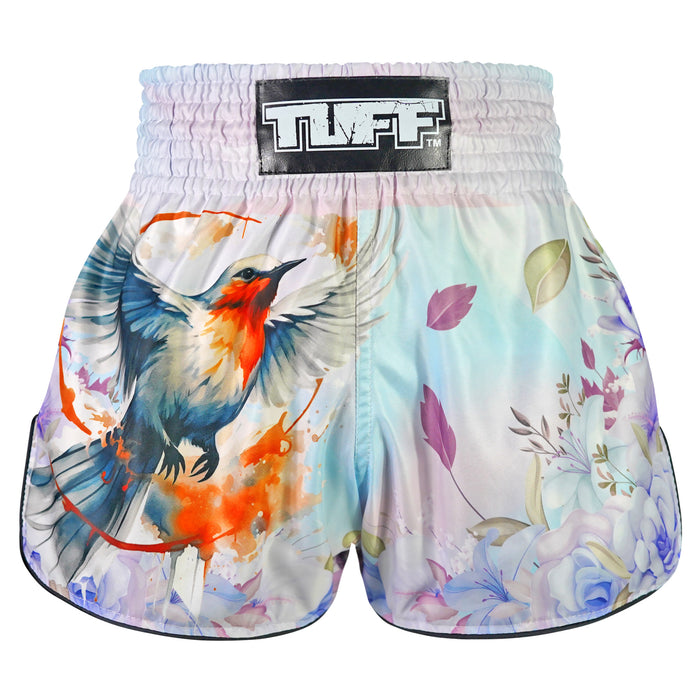 TUFF Muay Thai Shorts Boxing Trunks Retro Style (TUF-RMS113-MTC)