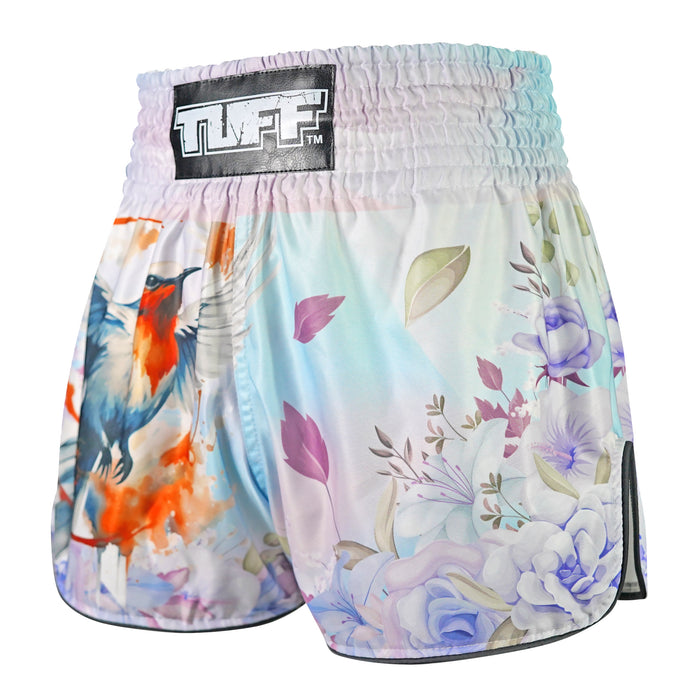 TUFF Muay Thai Shorts Boxing Trunks Retro Style (TUF-RMS113-MTC)