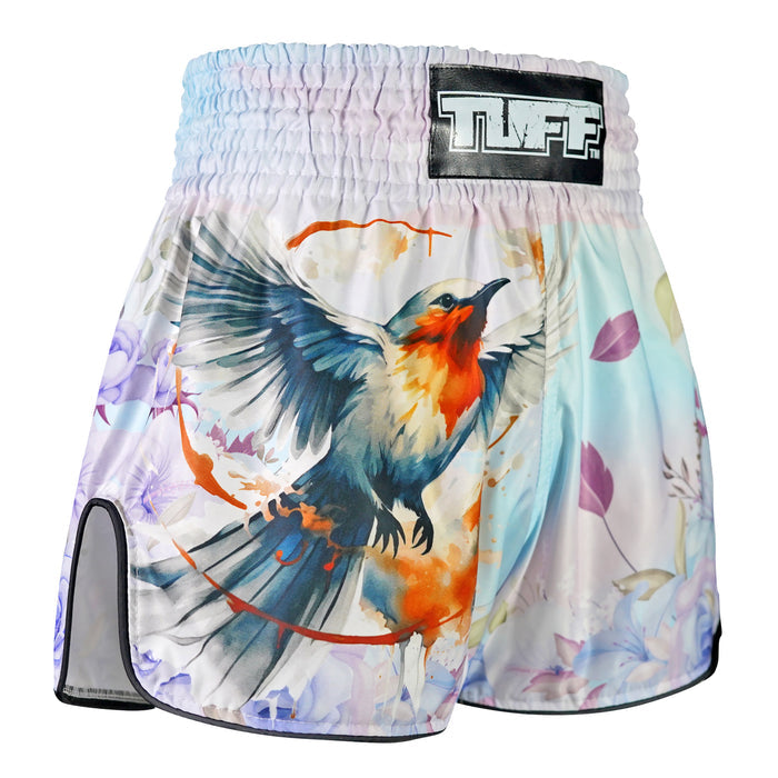TUFF Muay Thai Shorts Boxing Trunks Retro Style (TUF-RMS113-MTC)