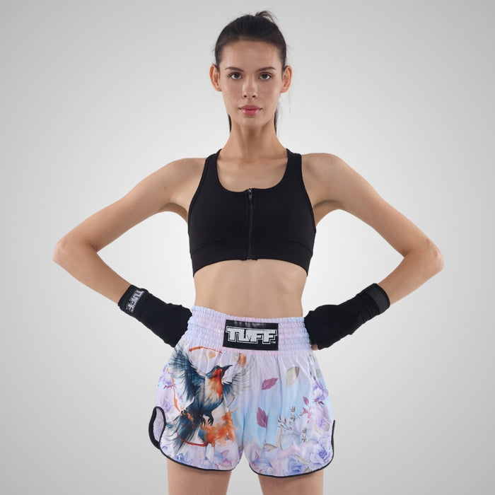 TUFF Muay Thai Shorts Boxing Trunks Retro Style (TUF-RMS113-MTC)