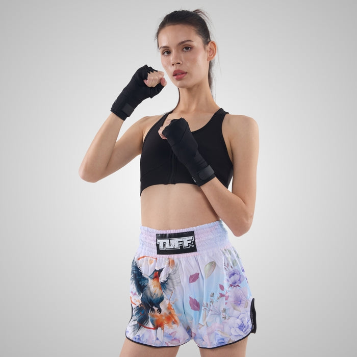 TUFF Muay Thai Shorts Boxing Trunks Retro Style (TUF-RMS113-MTC)