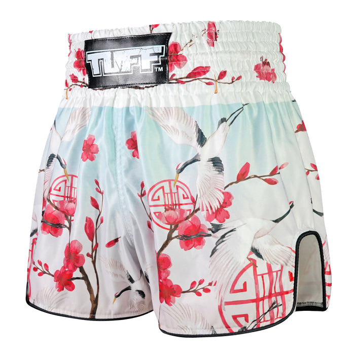 TUFF Muay Thai Shorts Boxing Trunks Retro Style (TUF-RMS114-MTC)