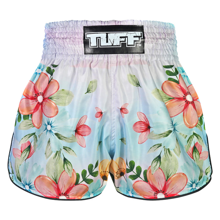 TUFF Muay Thai Shorts Boxing Trunks Retro Style (TUF-RMS115-MTC)