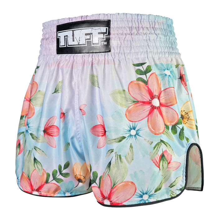 TUFF Muay Thai Shorts Boxing Trunks Retro Style (TUF-RMS115-MTC)