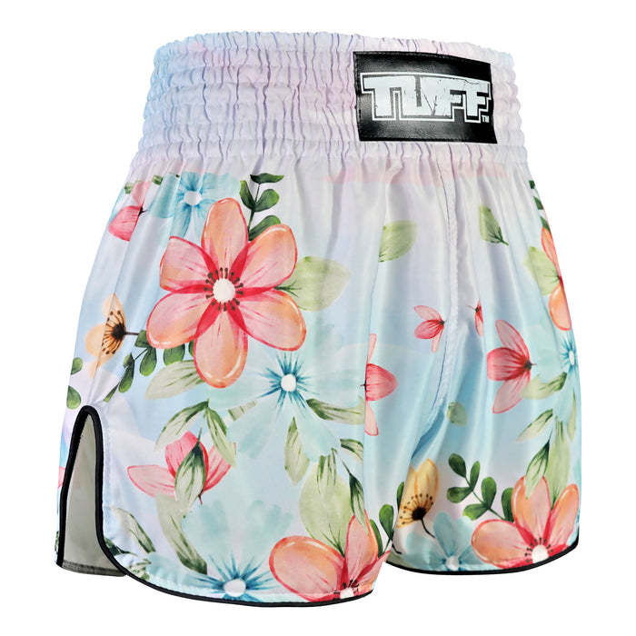 TUFF Muay Thai Shorts Boxing Trunks Retro Style (TUF-RMS115-MTC)