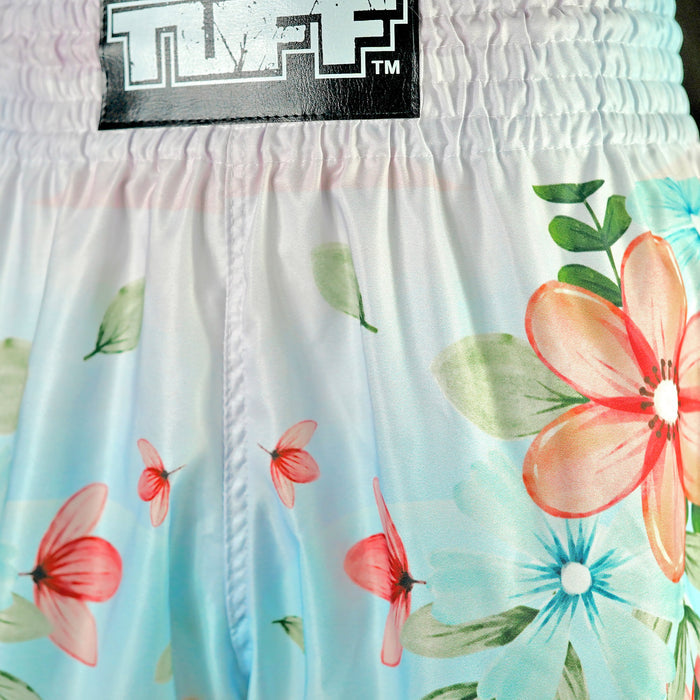 TUFF Muay Thai Shorts Boxing Trunks Retro Style (TUF-RMS115-MTC)