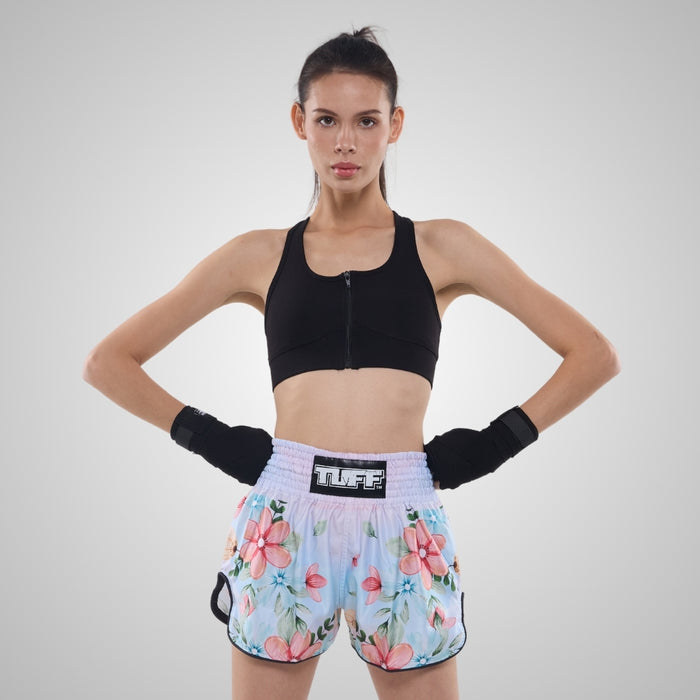 TUFF Muay Thai Shorts Boxing Trunks Retro Style (TUF-RMS115-MTC)