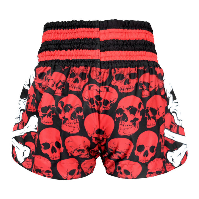 TUFF Muay Thai Shorts Boxing Trunks Traditional Style (TUF-MS620-RED)