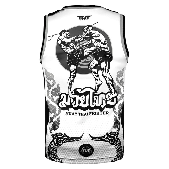 TUFF Muay Thai Tank Top Boxing Sleeveless Vest Gym Jersey (TUF-TT101)