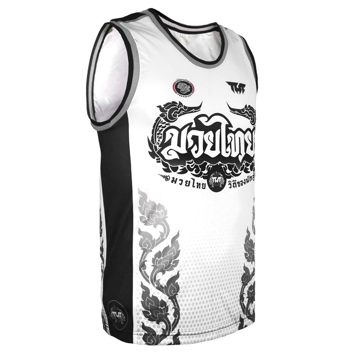 TUFF Muay Thai Tank Top Boxing Sleeveless Vest Gym Jersey (TUF-TT101)