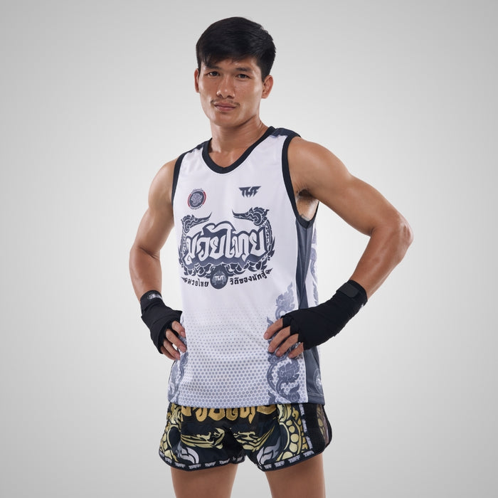 TUFF Muay Thai Tank Top Boxing Sleeveless Vest Gym Jersey (TUF-TT101)