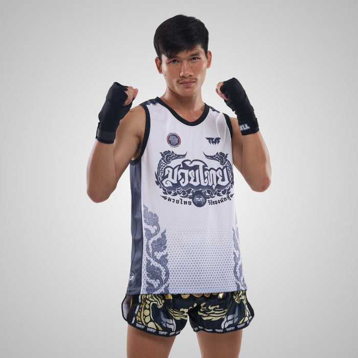 TUFF Muay Thai Tank Top Boxing Sleeveless Vest Gym Jersey (TUF-TT101)