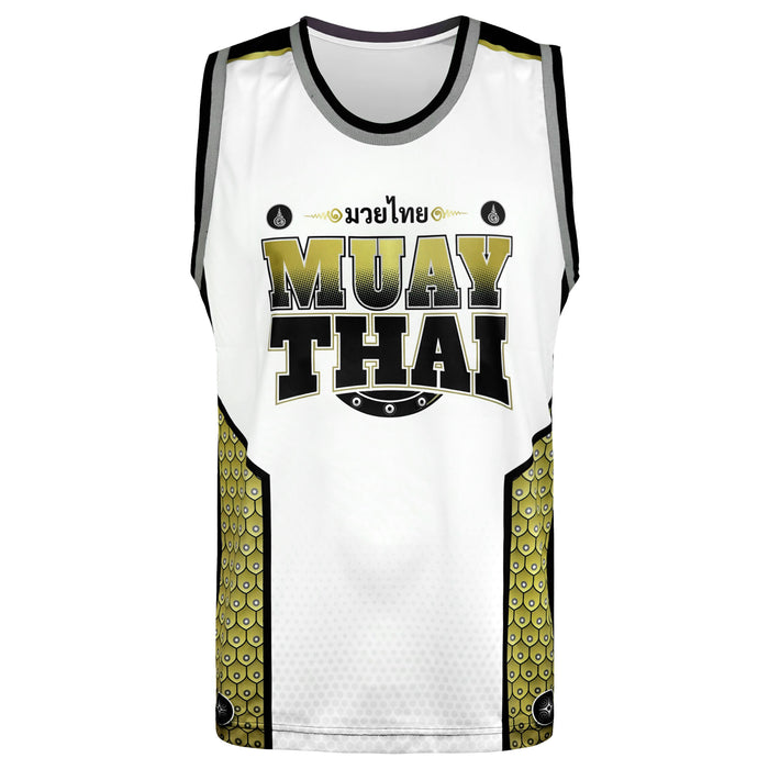 TUFF Muay Thai Tank Top Boxing Sleeveless Vest Gym Jersey (TUF-TT103)