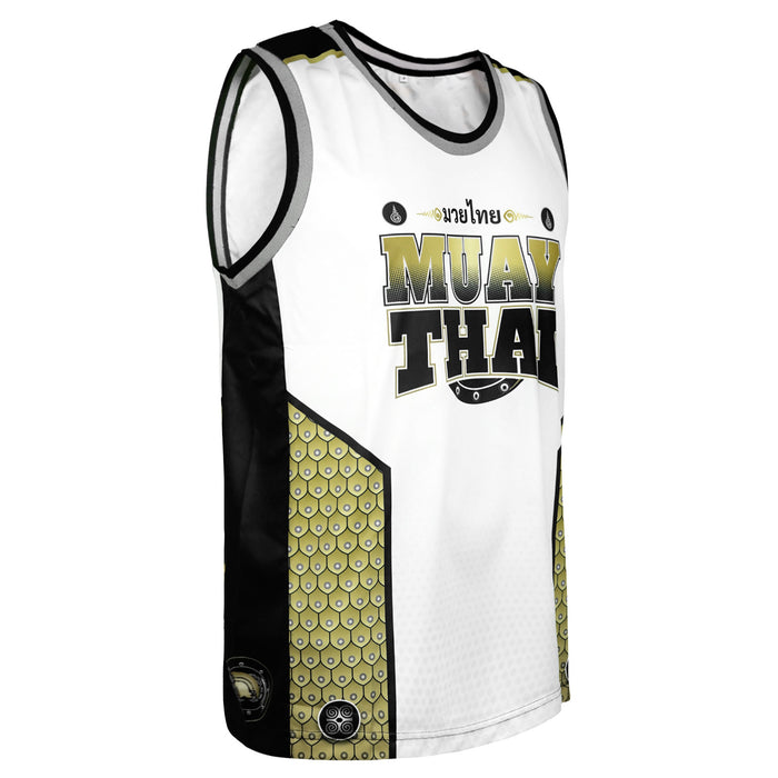 TUFF Muay Thai Tank Top Boxing Sleeveless Vest Gym Jersey (TUF-TT103)