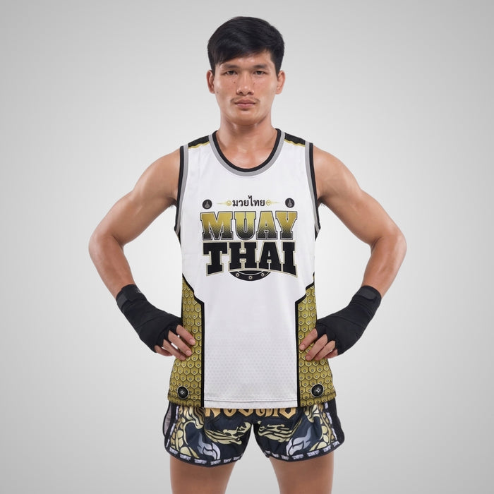 TUFF Muay Thai Tank Top Boxing Sleeveless Vest Gym Jersey (TUF-TT103)