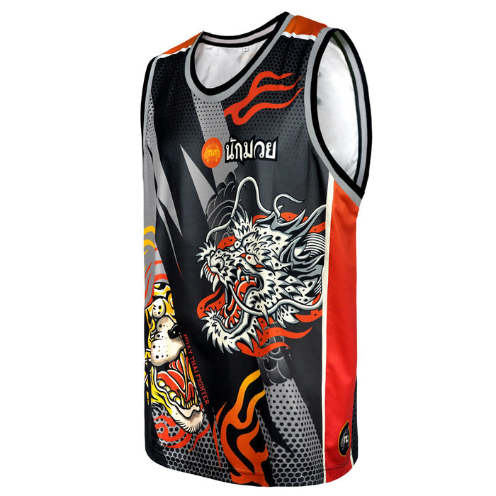 TUFF Muay Thai Tank Top Boxing Sleeveless Vest Gym Jersey (TUF-TT105)
