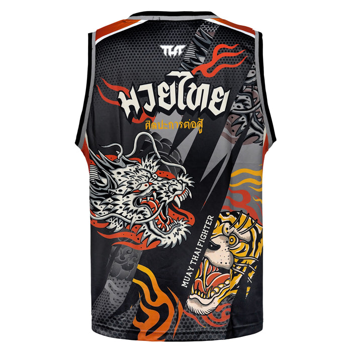 TUFF Muay Thai Tank Top Boxing Sleeveless Vest Gym Jersey (TUF-TT105)
