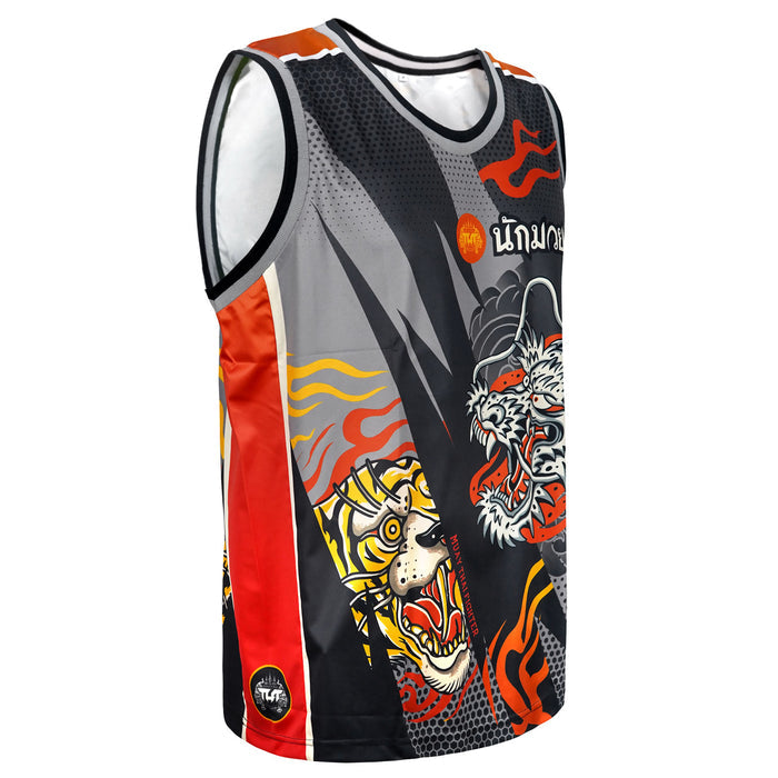 TUFF Muay Thai Tank Top Boxing Sleeveless Vest Gym Jersey (TUF-TT105)