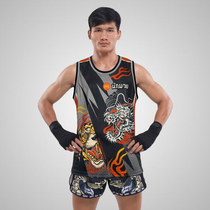 TUFF Muay Thai Tank Top Boxing Sleeveless Vest Gym Jersey (TUF-TT105)
